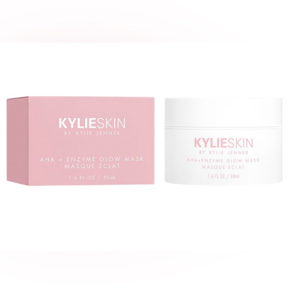 KYLIESKIN AHA + Enzyme Glow Mask - Pink NWT